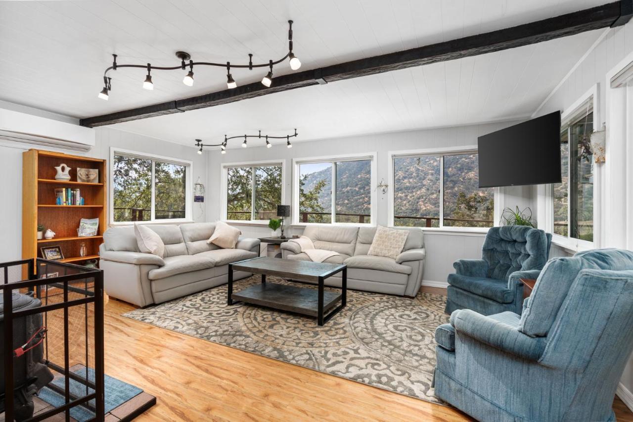 Views, Hot Tub, Outdoor Shower, 15M From Sequoia Three Rivers Bagian luar foto